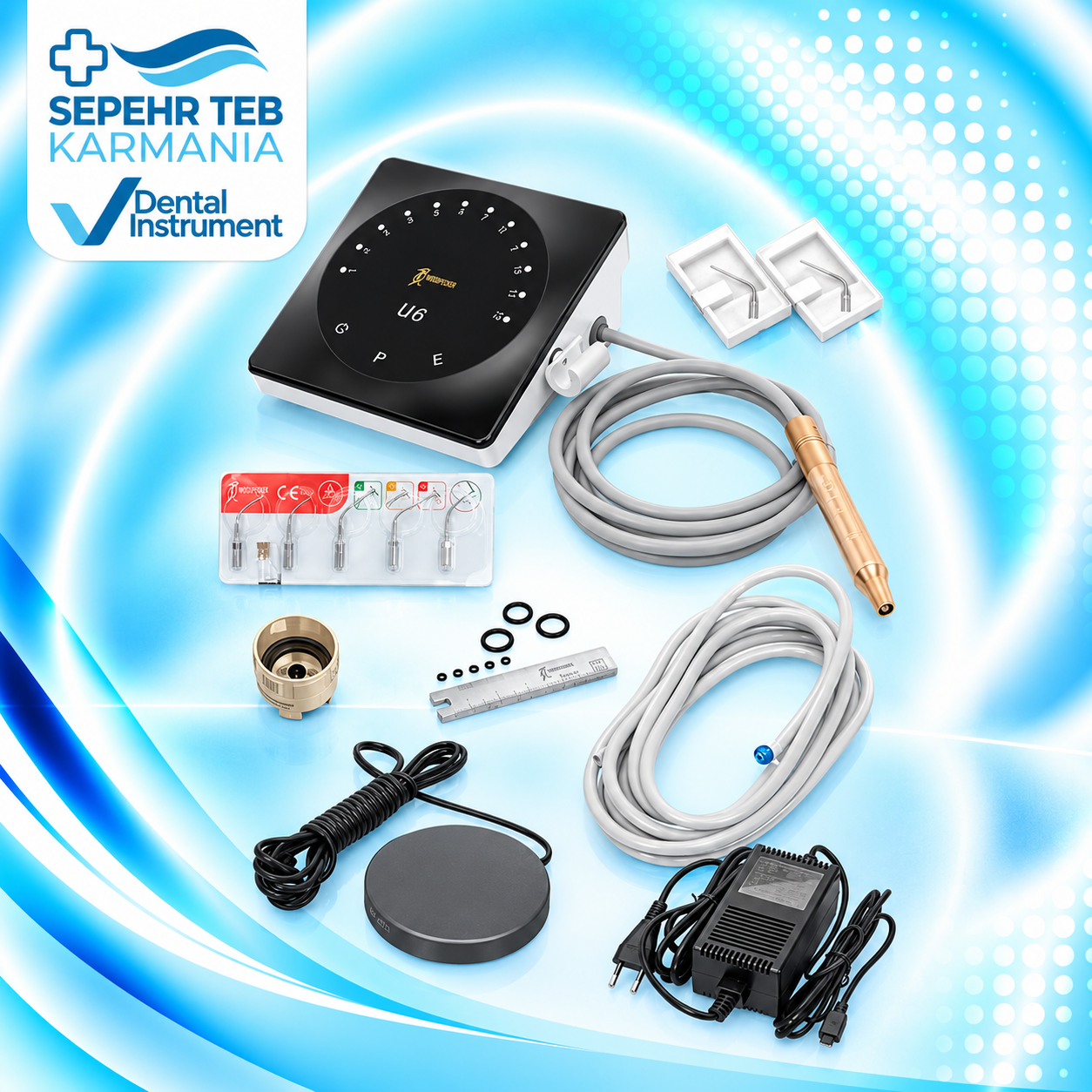 جرمگیر دندانپزشکی وودپیکر Woodpecker مدل U6 LED